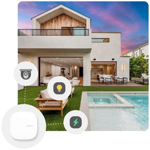 Aeotec Smart Home Hub 2, a SmartThings hub with Zigbee, Thread, Ethernet, Wi-Fi and Bluetooth