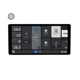   Shelly Wall Display X2i – Wall control panel and light switch, Wi-Fi, Bluetooth, silver