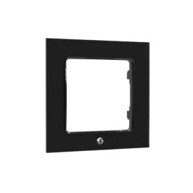 Shelly Wall Frame 1 (for wall switch) - Black