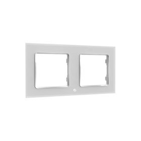 Shelly Wall Frame 2 (for wall switch) - White