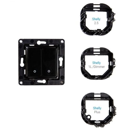 Shelly Wall Switch 2 button - Black