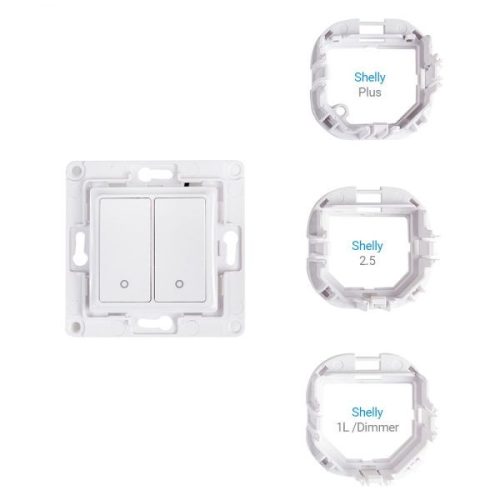 Shelly Wall Switch 2 button - White