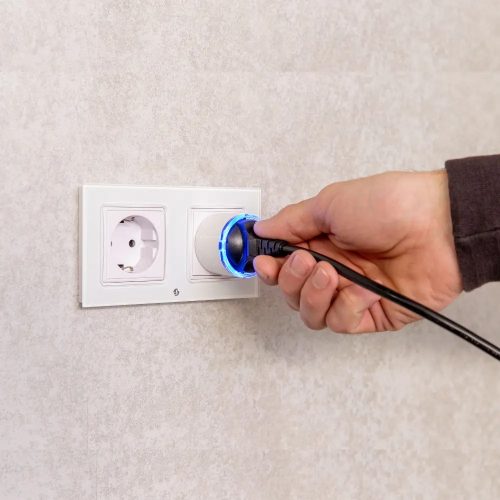 Shelly Plug S (Gen3) Wi-Fi + Bluetooth, Matter compatible smart plug, white