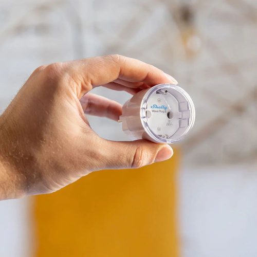 Shelly Wave Plug S – smart plug with power meter, Z-Wave, white