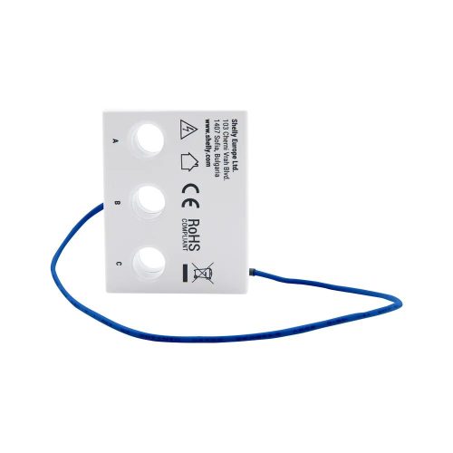 Shelly 3EM-63T Gen3 smart Wi-Fi 3-phase power meter add-on for MCB