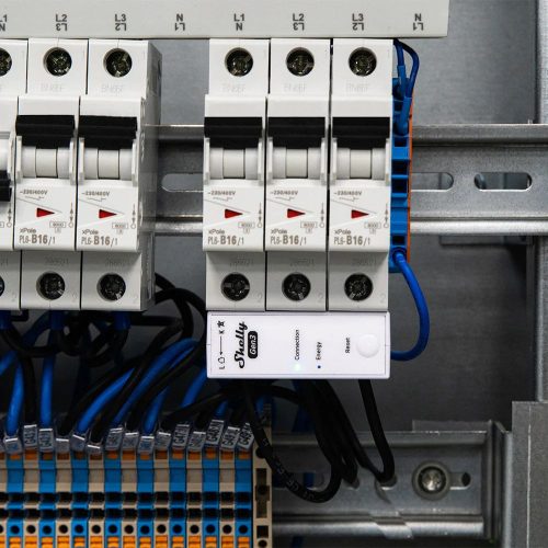 Shelly 3EM-63T Gen3 smart Wi-Fi 3-phase power meter add-on for MCB