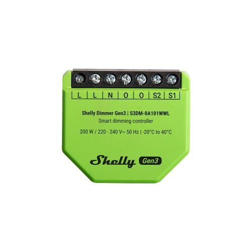 Shelly Dimmer Gen3 Wi-Fi + Bluetooth retrofit dimmer module