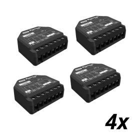   Shelly 2PM Gen3 dual channel Wi-Fi + Bluetooth smart relay module with roller shutter mode (pack of 4 pcs)