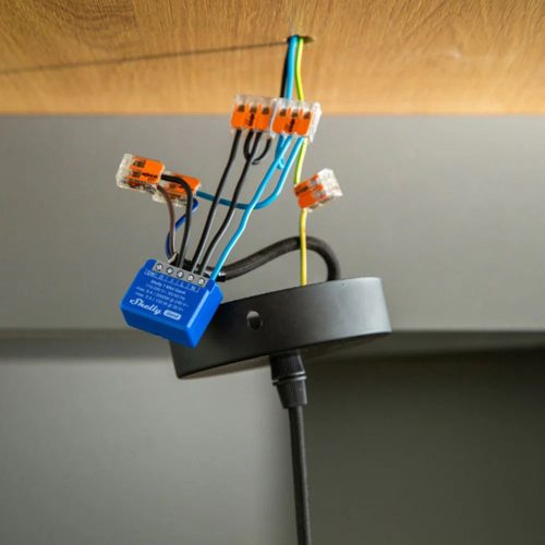 Shelly 1 Mini GEN4 multiprotocol (Wi-Fi+ Bluetooth / Zigbee 3.0) relay module, Matter compatible