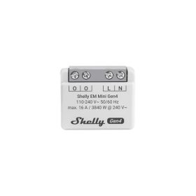   Shelly EM Mini Gen4 – smart power meter (16A), Wi-Fi, Bluetooth, Matter, Zigbee