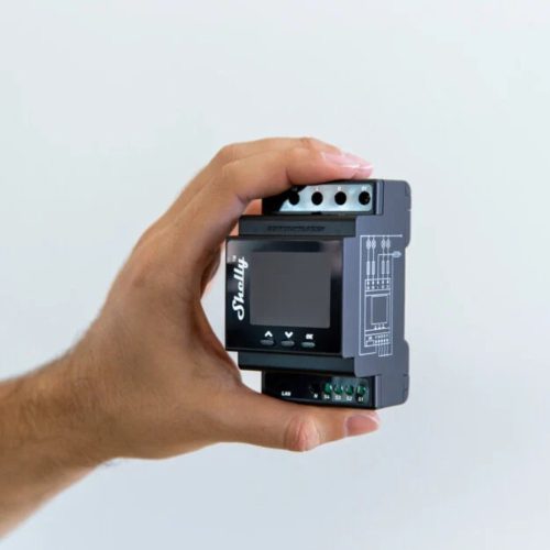 Shelly PRO 4PM WiFi + Ethernet 4-gang smart relay switch with power meter