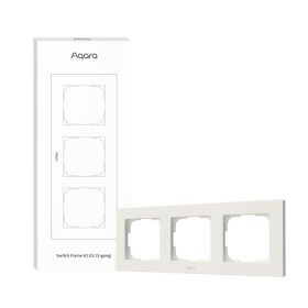 Aqara H2 EU Switch Frame (triple / 3-gang), white