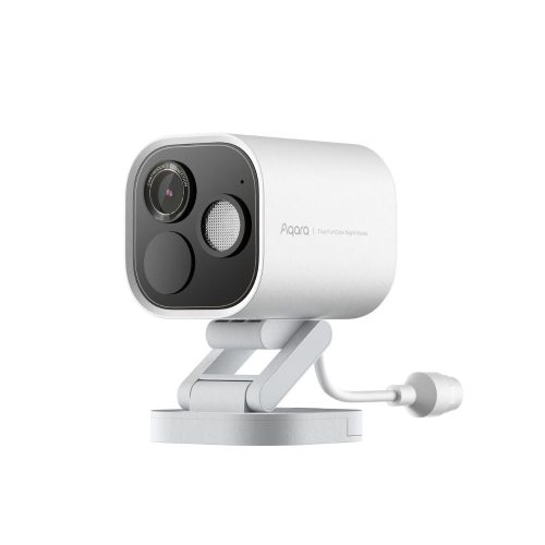 Aqara G5 Pro Camera hub, HomeKit Secure Video compatible camera with built-in Zigbee and Thread gateway, POE version, white