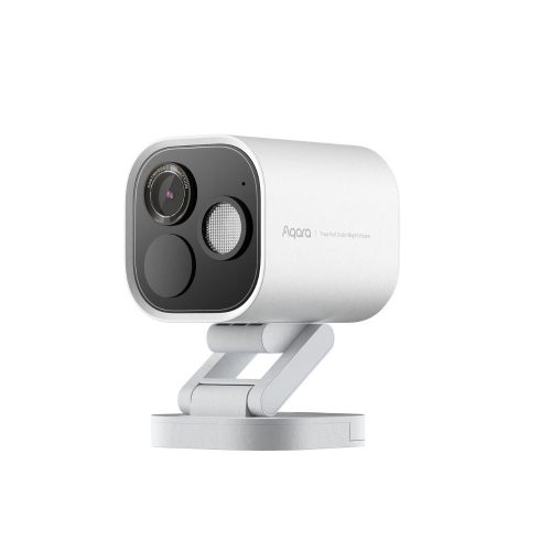 Aqara G5 Pro Camera hub, HomeKit Secure Video compatible camera with built-in Zigbee and Thread gateway, Wi-Fi version, white