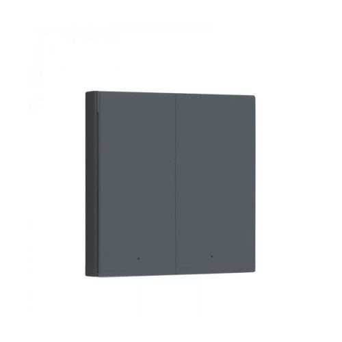 AQARA Smart Wall Switch H1 EU (No Neutral, Double Rocker), grey