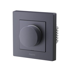   Aqara H2 Dimmer EU, Zigbee + Thread dimmer wall switch with universial wiring, grey