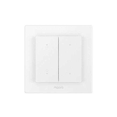 Aqara H2 Shutter Switch EU, Zigbee + Thread roller shutter wall switch, white/grey (DS-K02D)