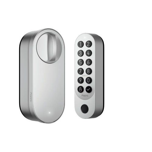 Aqara U200 smart retrofit door lock, Matter compatible, silver