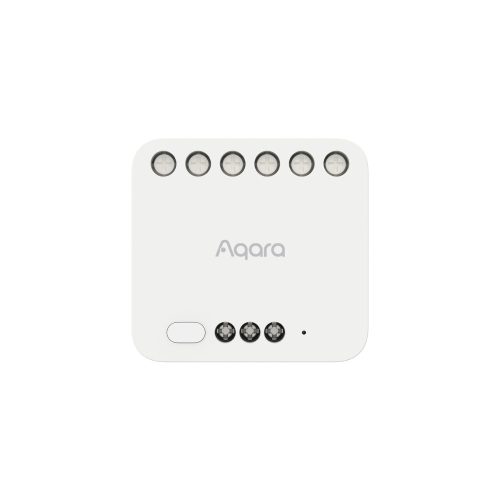 AQARA Dual Relay Module T2 (With Neutral), with power meter and interlock mode support for roller shutters