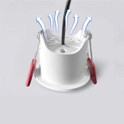 Gledopto GL-D-002P Zigbee Pro (Zigbee 3.0 + RF receiver) smart recessed LED downlight (300 lumens. IP40), with white frame