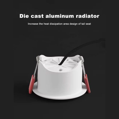 Gledopto GL-D-009P Zigbee Pro (Zigbee 3.0 + RF receiver) smart recessed LED downlight (800 lumens. IP40), with white frame