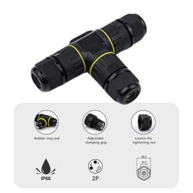 T-shape outdoor IP68 wire connector
