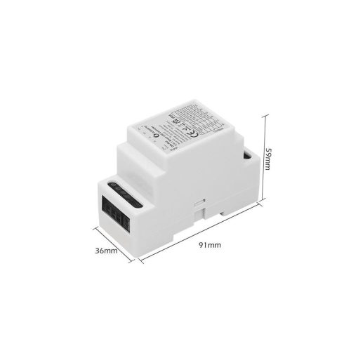 Gledopto GL-C-011P, Zigbee Pro 5-in-1 LED controller (Zigbee+RF) 12V-54V DC, DIN-rail compatible