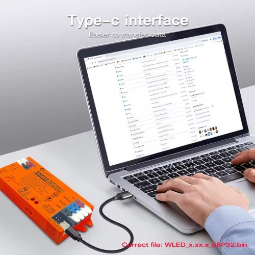 Gledopto GL-C-016WL-D WLED RGBIC light strip controller, with microphone and DIY mode (USB-C port)
