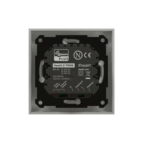 HeatIt Z-TRM6 Thermostat Z-Wave 800 series (White RAL 9003)