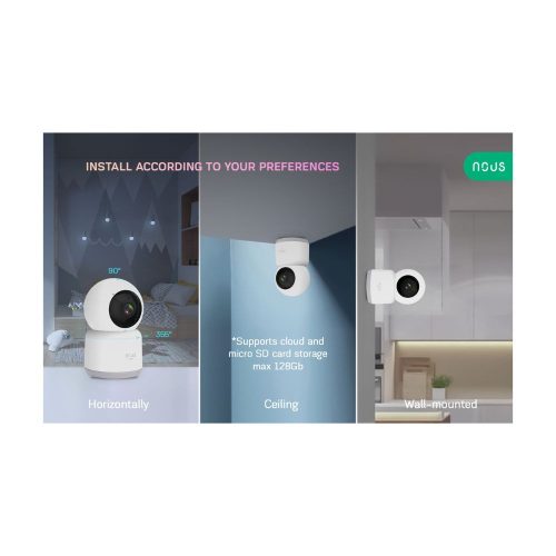 Nous W2 smart Tuya Wi-Fi PTZ IP camera, 2MP