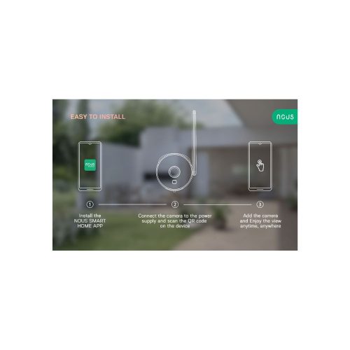 Nous W7P smart Tuya Wi-Fi IP tube camera (3MP)