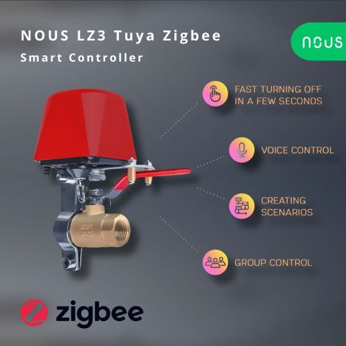 NOUS LZ3 Tuya Zigbee Smart Valve Controller Motor