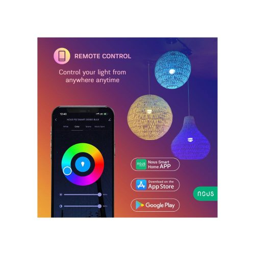 Nous P3Z smart Tuya Zigbee RGB bulb (E27 socket)