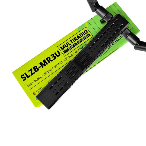 SMLIGHT SLZB-MR3U – Zigbee, Thread, Ethernet, PoE LAN, USB WiFi adapter (CC2674P10 + EFR32MG24) 