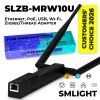 SMLIGHT SLZB-MRW10U – Multi-Radio PoE Adapter, Zigbee, Thread, Z-Wave, Matter, black (ESP32+CC2674P10+EFR32ZG23)