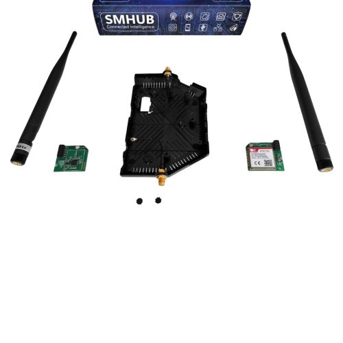 SMLIGHT SMHUB Premium  –  Multi-Radio Smart Home Hub, Zigbee, Thread, Wi-Fi, Bluetooth, Z-Wave, 4G/LTE, IR, Ethernet, Matter bridge, black, (P10+MG24)