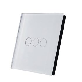   SmartWise TEREM3W Bluetooth (eWeLink-Remote) wireless touch switch, white, 3 button