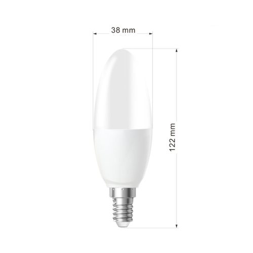 SmartWise E14 Wi-Fi + eWeLink-Remote (Bluetooth) smart bulb, 5W, adjustable warm/cold white + RGB color light