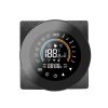 SmartWise WiFi smart thermostat, eWeLink app compatible, Type 'A' (5A), black front panel, colour touch display