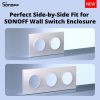 SONOFF EF3G Wall Switch Frame - 3 Gang for ERBS, E1GS and E1GSL switches
