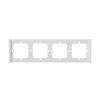 Sonoff 4 gang switch frame for M5-80 (SwitchMan) smart wall switches, white