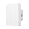 SONOFF SwitchMan M5 Zigbee smart wall switch, 3-gang, modular version, white (ZBM5-3C-80W)