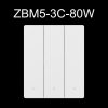 SONOFF SwitchMan M5 Zigbee smart wall switch, 3-gang, modular version, white (ZBM5-3C-80W)
