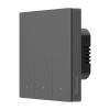 SONOFF SwitchMan M5 Wi-Fi / Matter smart wall switch, 3-gang, standalone version, (new) gray (M5-3C-86M)