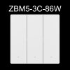 SONOFF SwitchMan M5 Zigbee smart wall switch, 3-gang, standalone version, white (ZBM5-3C-86W)