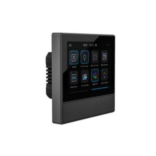 Sonoff NSPanel 2-gang smart WiFi wall switch with LED panel, thermostat and smart scene switch feature