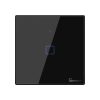 Sonoff TX T3 EU 1C 1-gang smart WiFi + RF wall touch light switch (black)
