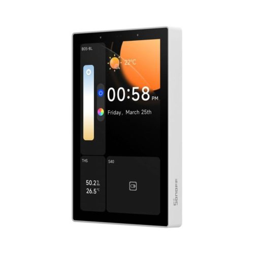 Sonoff NSPanel Pro 120 touch screen control panel, Zigbee and eWeLink-Remote gateway, white