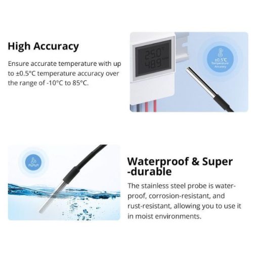 Sonoff WTS01 waterproof temperature sensor (with RJ9 4P4C connector)