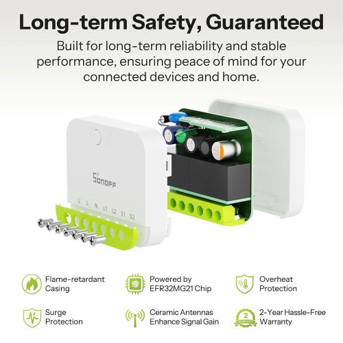 Sonoff MINI DUO  2-Gang Zigbee Smart Switch 